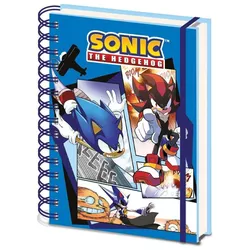 cumpără Carnet Pyramid International Sr74294 Sonic The Hedgehog (Comic Strip Jump Out) A5 3d Notebook în Chișinău 