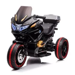купить Электромобиль Richi RT1698/3 Motocicleta pe acumulator, negru в Кишинёве 