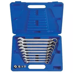 cumpără Cheie fixă King Tony 13213MR ключи комбинированные с трещоткой язычковые 8-19мм 13 пр. пласт.кейсе în Chișinău 