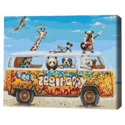 cumpără Tablou pe numere BrushMe BS26177 (în cutie) Turneul animalelor în Chișinău 