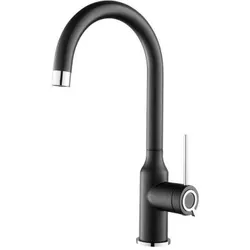 купить Смеситель кухонный Helika-AquaSanita 5023-601 VIDE Black metallic в Кишинёве 
