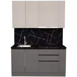 cumpără Mobilă pentru bucatarie ArtFlame GOLA Cream/Stone Grey (1.6 m.l.) în Chișinău 