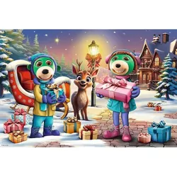 купить Пазл Trefl 14360 Puzzle 24 Maxi. Trefliks Iarna в Кишинёве 