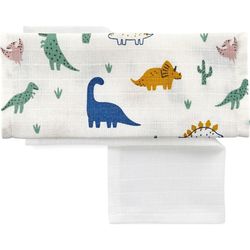 Набор платочков муслиновых BabyJem Dino 25x29 cm (4 шт)