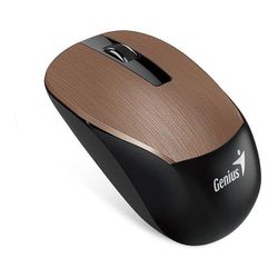 Wireless Mouse Genius NX-7015, Optical, 800-1600 dpi, 3 buttons, Ambidextrous,BlueEye,1xAA,Chocolate