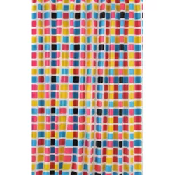 купить Занавеска для ванной Bisk 06893 PEVA CITY MULTI 180x200 в Кишинёве 