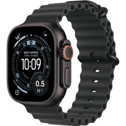 купить Смарт часы Apple Watch Ultra 3 GPS + Cellular 49mm Black Titanium Case with Black Ocean Band MF0J4QI/A в Кишинёве 