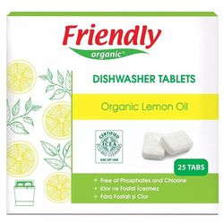 cumpără Detergent mașina de spălat vase Friendly Organic 471864 Tablete organice cu extract natural de lămâie (1864) în Chișinău 