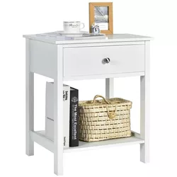 купить Тумбочка Costway HW66943WH (White) в Кишинёве 