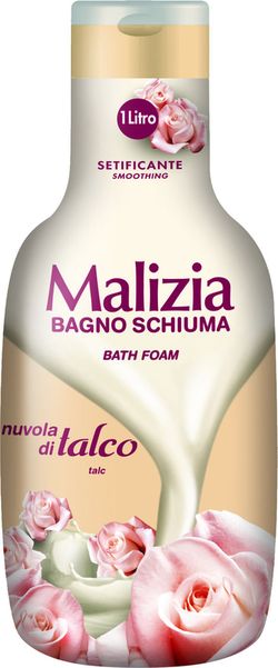 Гель-пена для душа и ванны Malizia Nuvola Talco 1л