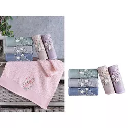 купить Домашний текстиль Promstore 53375.1 Prosop 50x90cm NH Mimoza Clara 3D, bumbac в Кишинёве 