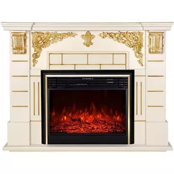 купить Камин электрический ArtFlame Imperial & Richi, 1110x1450x380 mm, Fildeş в Кишинёве 