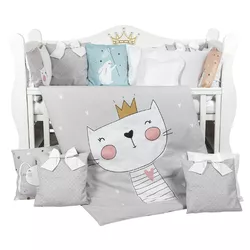 купить Детское постельное белье PernaMea Set lenjerie 8 piese Premium Zoo (PM.105896/5) в Кишинёве 