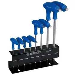 купить Набор ручных инструментов King Tony 22118MR набор L-образных ключей HEX шаром с ручкой 2-10мм, 8 пр. (на подставке) в Кишинёве 