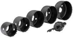 cumpără Set de tubulare, bite, duze Makita D-70203 Set 5 carote + adaptor lemn/gips 32-64mm în Chișinău 