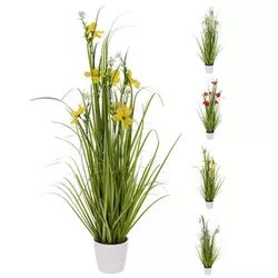 купить Декор Promstore 49463 Floare artificiala Iarba inflorita 85cm, in ghiveci в Кишинёве 