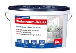 Vopsea latex mată 10 L.  Wohnraum-Weiss BF100691