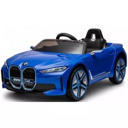 купить Электромобиль Kids car 8010316-2DR_Синий BMW i4, 12V7AH, кожаные сиденья в Кишинёве 