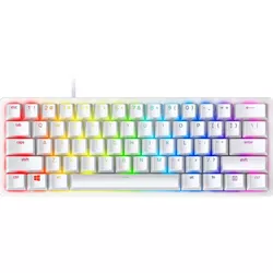 купить Клавиатура Razer RZ03-03390300-R3M1 Optical Huntsman Mini 60% Clicky Purple Switch US Layout Mercury Edition в Кишинёве 