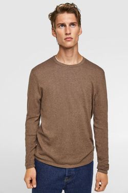 Трикотаж ZARA Коричневый 8689/303/700