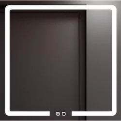 купить Зеркало для ванной Bayro Prisma 800x800 LED touch c подогревом в Кишинёве 