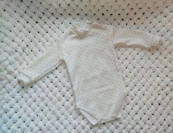 Боди с длинным рукавом white
