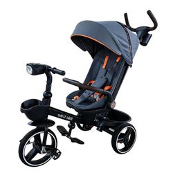 cumpără Bicicletă-cărucior Richi (64668) Tricicleta gri pentru copii (JTR6200) în Chișinău 