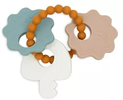 cumpără Iinel dentiție Jollein 101-007-67104 Inel gingival din silicon Lovely Birds Keychain în Chișinău 