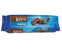 Печенье сэндвич  "Luppo Cake Bite Dark" 184г