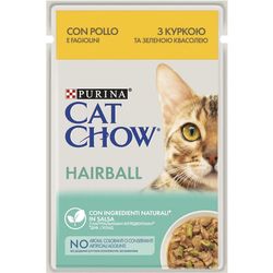cumpără Hrană pentru animale de companie Purina Cat Chow HC cons. p/pisici (pui,fasole verde) 85g (26) în Chișinău 