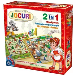 купить Настольная игра miscellaneous 7730 Joc de masa 2in1 Scufita rosie si Pinochio 41183 в Кишинёве 