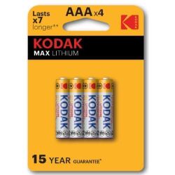 купить Батарейка Kodak 30411524 ULTRA Lithium AAA batteires (4 pack) в Кишинёве 