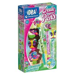 cumpără Set de creație Clementoni Creeaza-ti propriile stilouri - Fluturele Minunat (18873) în Chișinău 