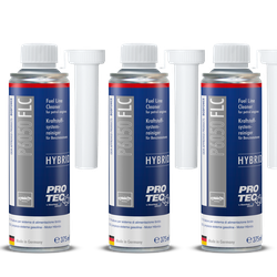 Hybrid fuel system cleaning PRO TEC 3X375 ml