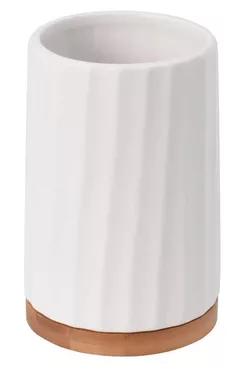 cumpără Pahar pentru periuțe de dinți Bisk 08404 Suport periute de dinti KIDO alb în Chișinău 