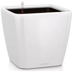 купить Цветочный горшок Lechuza Quadro Premium 43 LS, White в Кишинёве 