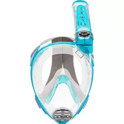 купить Аксессуар для плавания Cressi-Sub Masca inot DUKE DRY FULL FACE MASK clear/aquamarine M/L (XDT010025) в Кишинёве 