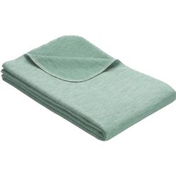 cumpără Textile de casă Ibena 2163/730 Jacquard Baumwolldecke Lausanne GOTS Petrol în Chișinău 