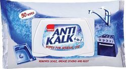 Влажные салфетки 4 в 1 Sano Anti Kalk Universal, 50 шт