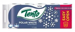 Туалетная бумага TENTO 3 слоя 15м*10 Polar White