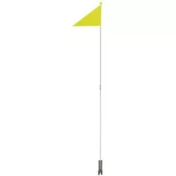 купить Аксессуар для велосипеда Messingschlager Steag reflectorizant M-WAVE security flag neon-yellow, 150 cm в Кишинёве 