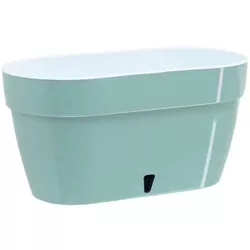 купить Цветочный горшок Santino Jardiniera Asti 300 (5.2L, Nefrit/Alb) в Кишинёве 