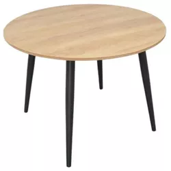 купить Стол Evelin di Costacurta DT-402-2B, D=100см, Каркас/Опоры: Металл Черный в Кишинёве 