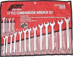 cumpără Cheie fixă JTC JTC-AE2417S ключи комбинированные 8-27мм 17 предметов (Tetoron) în Chișinău 