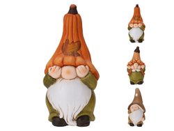 Статуэтка "Гном не видит, не слышит, не говорит зла" 17cm