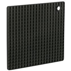 купить Коврик для ванной Bisk 03746 Covoras siliconic de bucatarie patrat, negru в Кишинёве 
