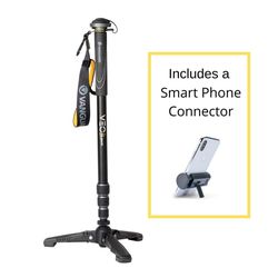 Monopod Vanguard VEO 2S AM-264TR, Aluminium, 4-section, foldable feet, smartphone connector