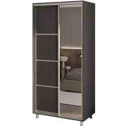cumpără Dulap my-STYLE C10H0T01AM02-U21, 100x200, антрацит în Chișinău 