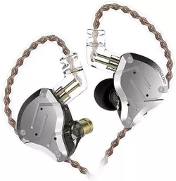 купить Наушники проводные miscellaneous KZ Acoustics ZS10 PRO Silver-Black в Кишинёве 