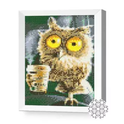 купить Картина по номерам Art Gallery JS27629 Mozaic cu diamante 20x30cm Cafeaua de dimineata в Кишинёве 